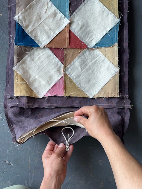 Linen Bread Bag - by Maura Ambrose - Life Quilts