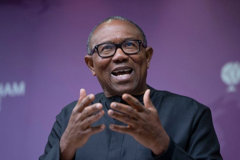 Nigeria's Labour Party's Presidential Candidate Peter Obi Nigeria's Labour Party's Presidential Candidate Peter Obi