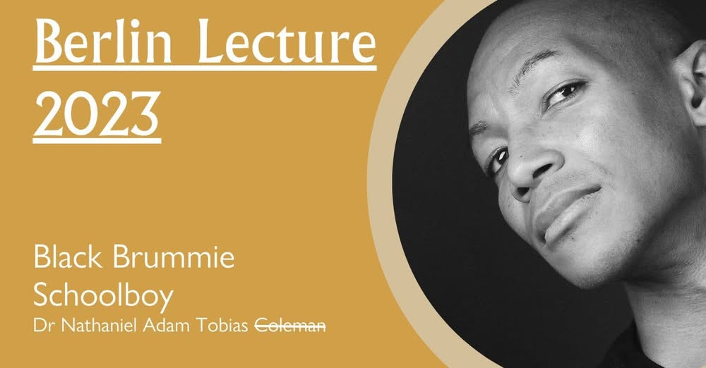 Wolfson's 2023 Berlin Lecture - Dr Nathaniel Adam Tobias Coleman