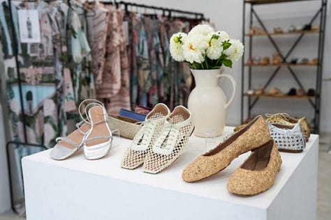 Azzi+Co Showroom in Paris, jewels, shoes, clothes