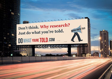 Do What You're Told billboards