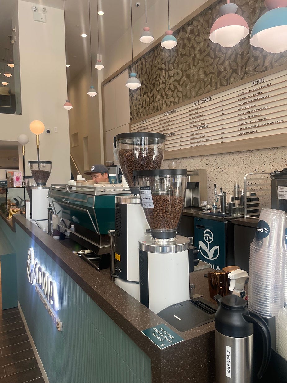 kona coffee grand central