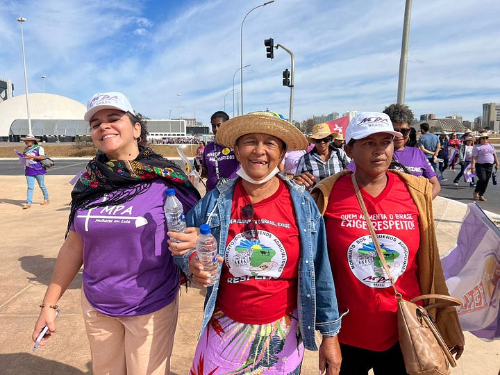 Fotos: MPA Brasil na Marcha das Margaridas 2023