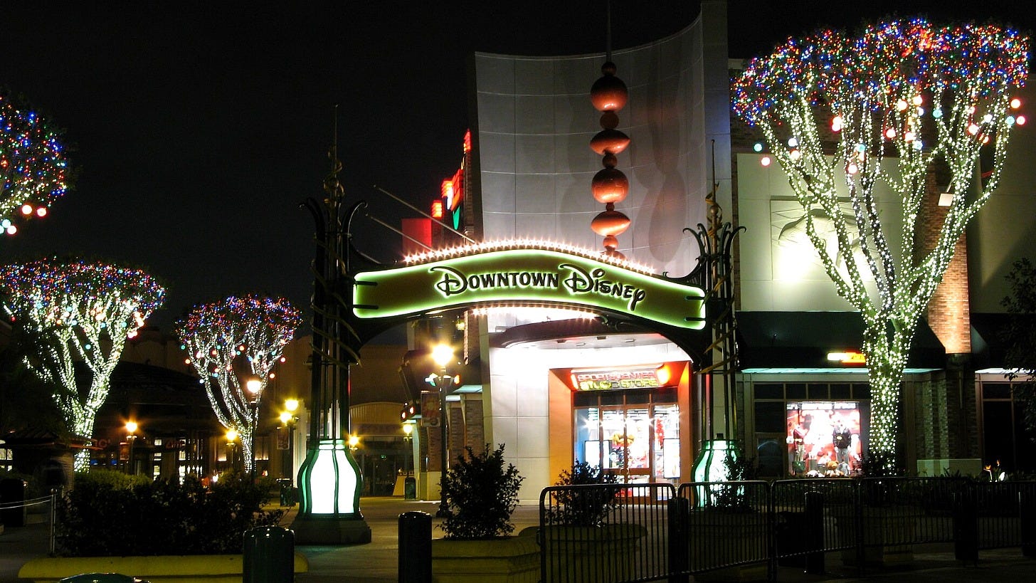 The Downtown Disney District at the Disneyland Resort. Image: Geographer via Wikimedia Commons