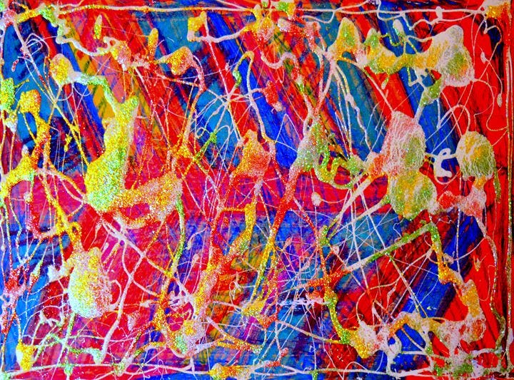 Thermodynamics - David Monte Cristo - Paintings & Prints, Abstract, Color -  ArtPal