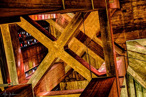 Some views of the inside of the church