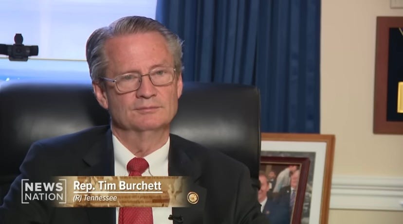 News article: "Burchett says he's seen UFO videos that 'defy any reason'"