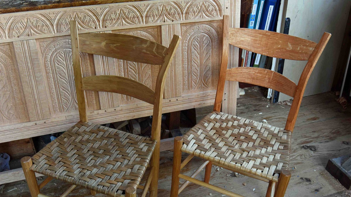 Jennie Alexander's chairs - by Peter Follansbee