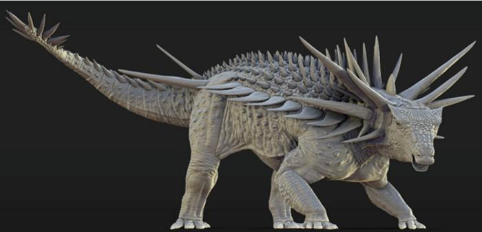 A life reconstruction of Spicomellus afer