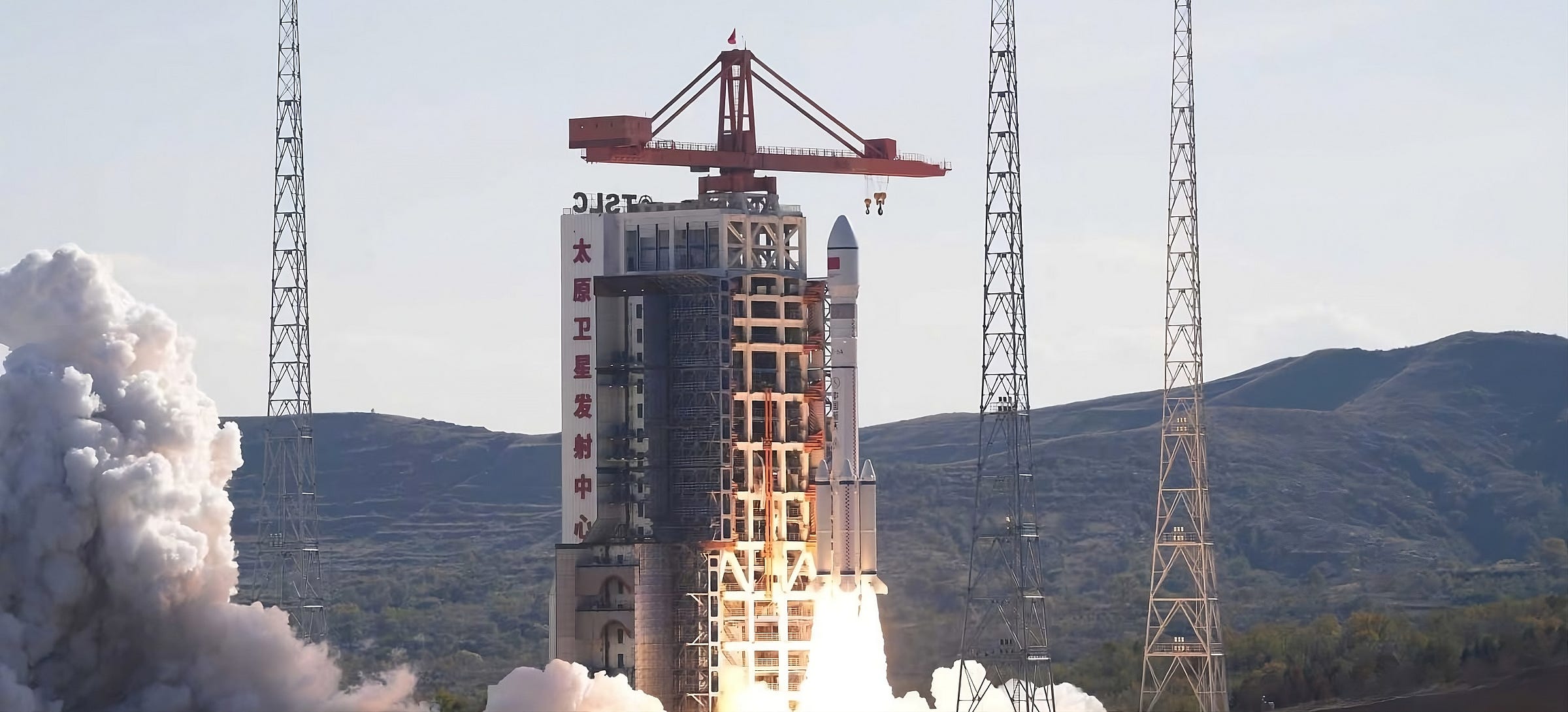 The Long March 6A Y24 vehicle lifting off from the Taiyuan Satellite Launch Center on October 17th 2025. The Long March 6A Y24 vehicle lifting off from the Taiyuan Satellite Launch Center on October 17th 2025.