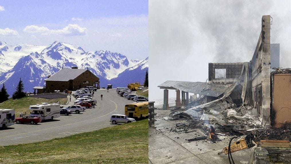 No definite cause' found for fire that destroyed Hurricane Ridge Day Lodge