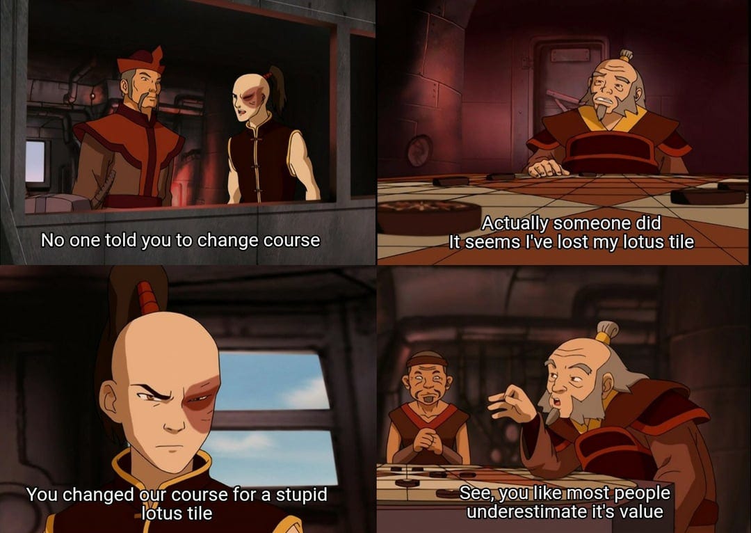 Remember when Iroh changed course of the ship just to buy a lotus tile, now we know what was that all about : r/TheLastAirbender Remember when Iroh changed course of the ship just to buy a lotus tile, now we know what was that all about : r/TheLastAirbender