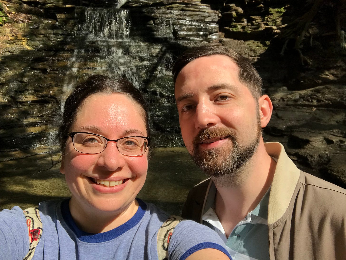 Author with partner