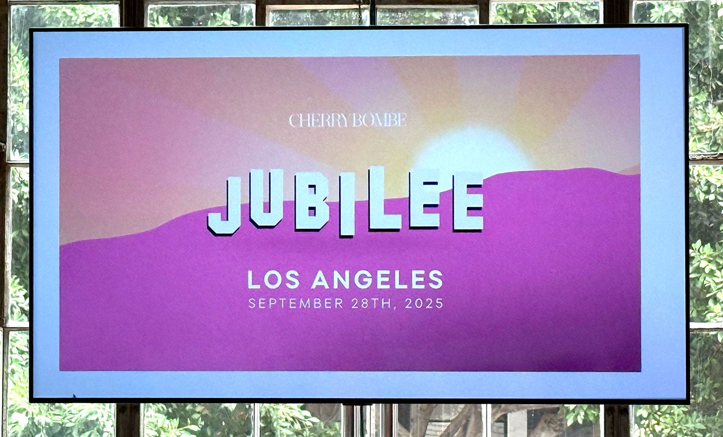 cherry jubilee intro slide