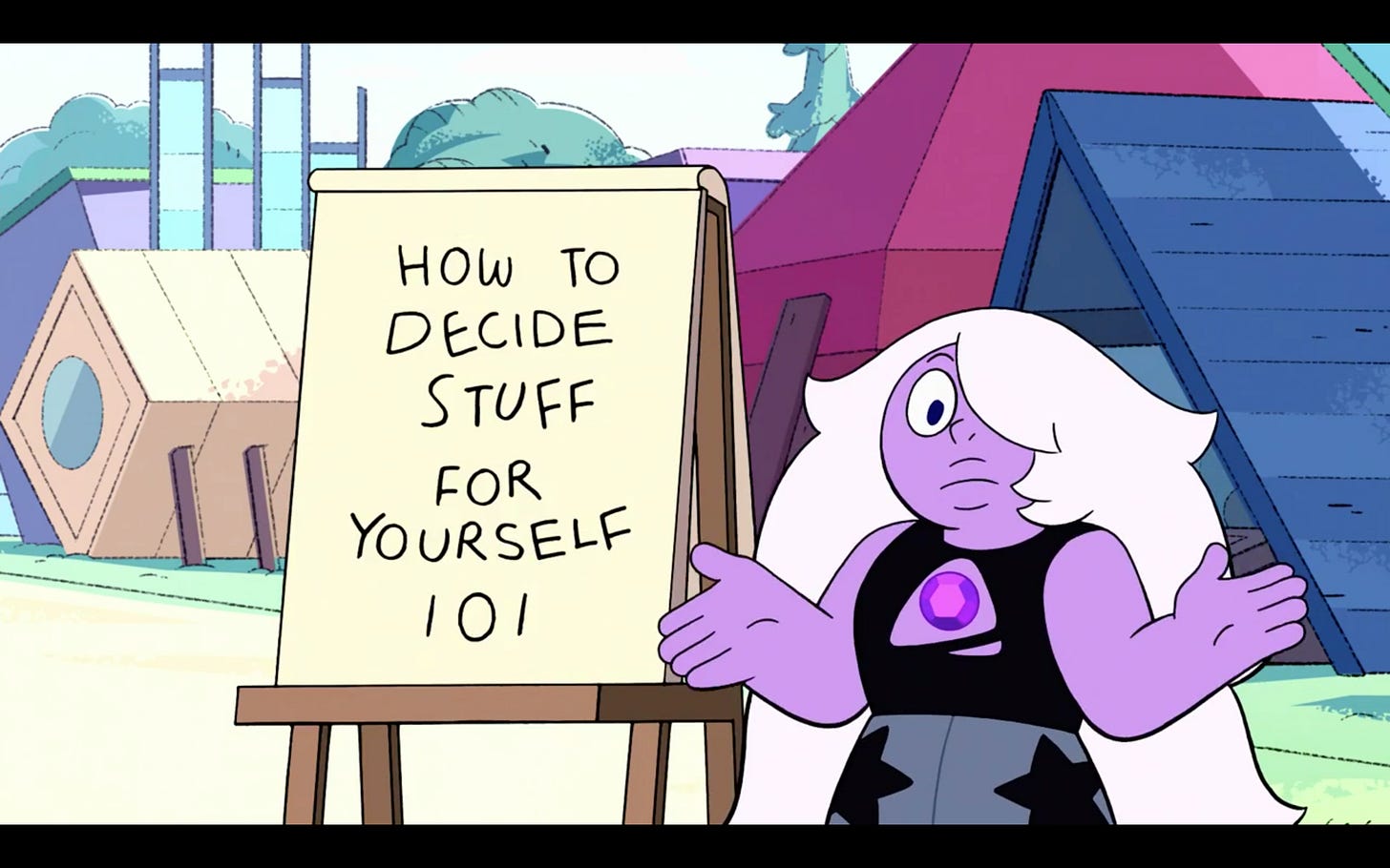 Amethyst from Steven Universe.