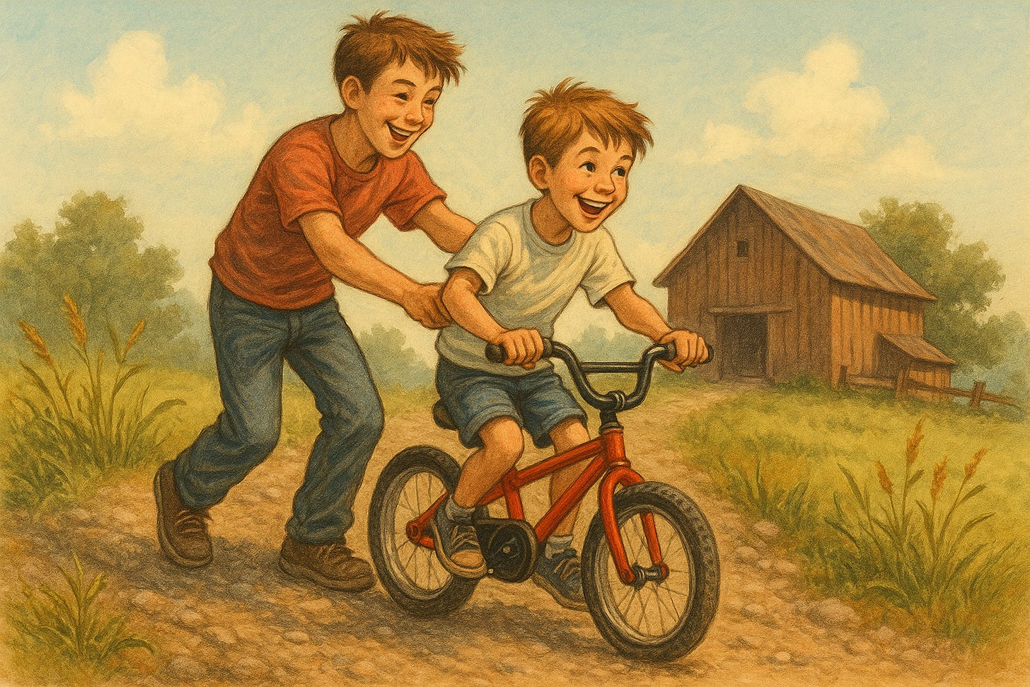 Summer Ride Down the Path Summer Ride Down the Path