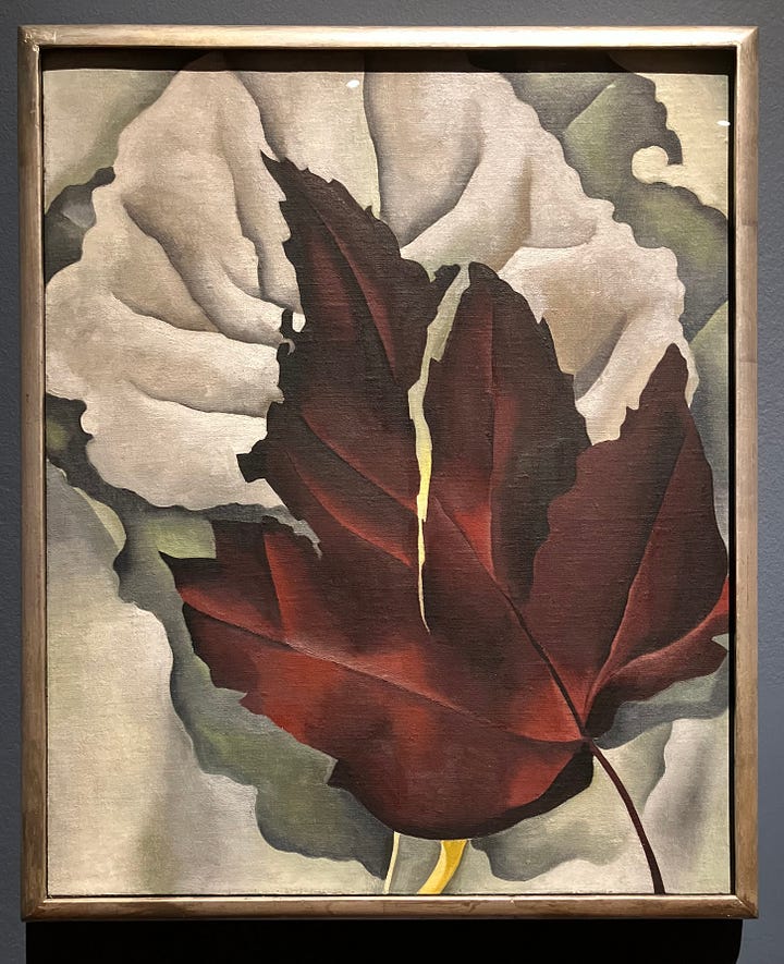 Abstract paintings by Georgia O'Keeffe