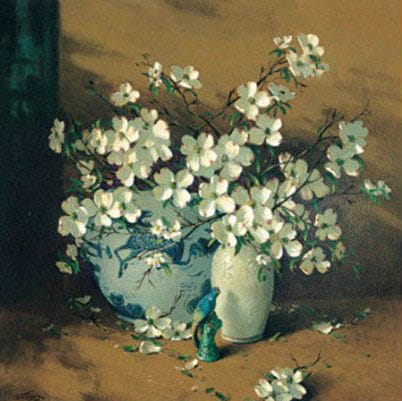A painting of flowers in a vase

AI-generated content may be incorrect.