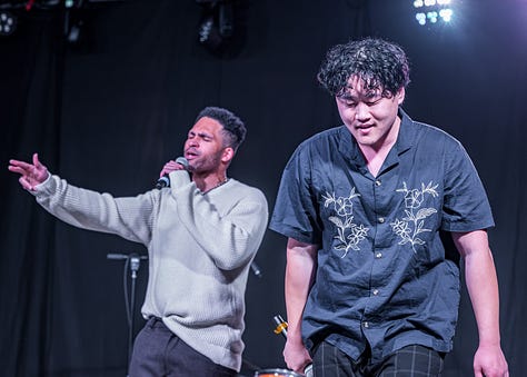 Tyler Parker + Old Chingu and their friends performing live.