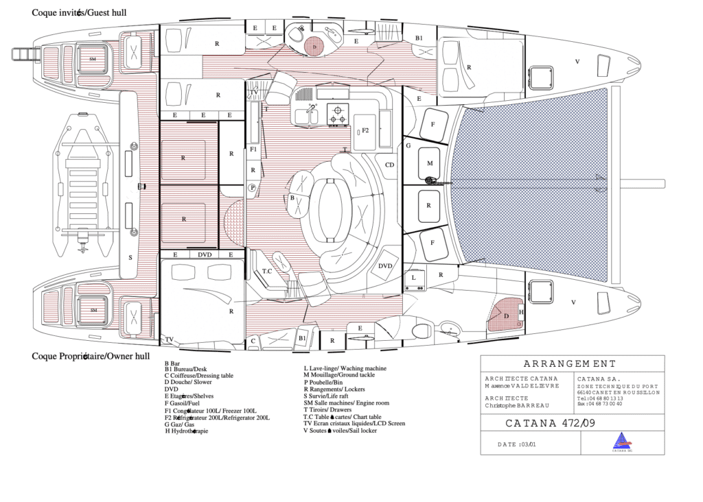 Interior layout