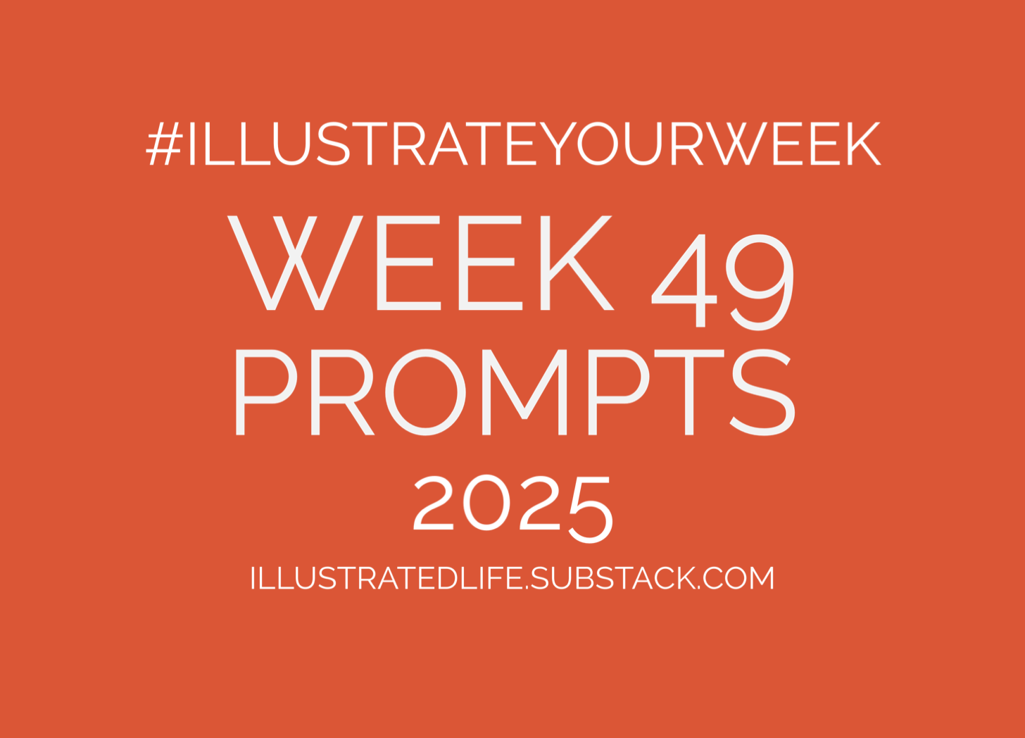 Week 49 Illustrated Journal Prompts