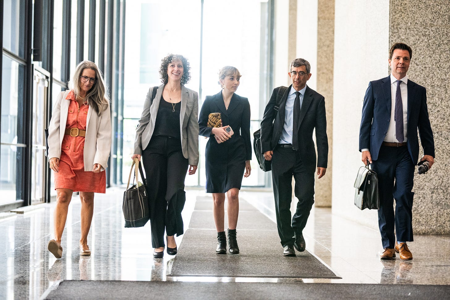 Image of Kat in the Federal courthouse
