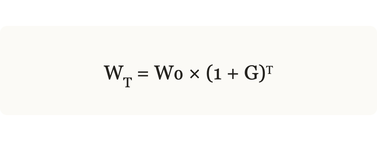 Constant geometric rate