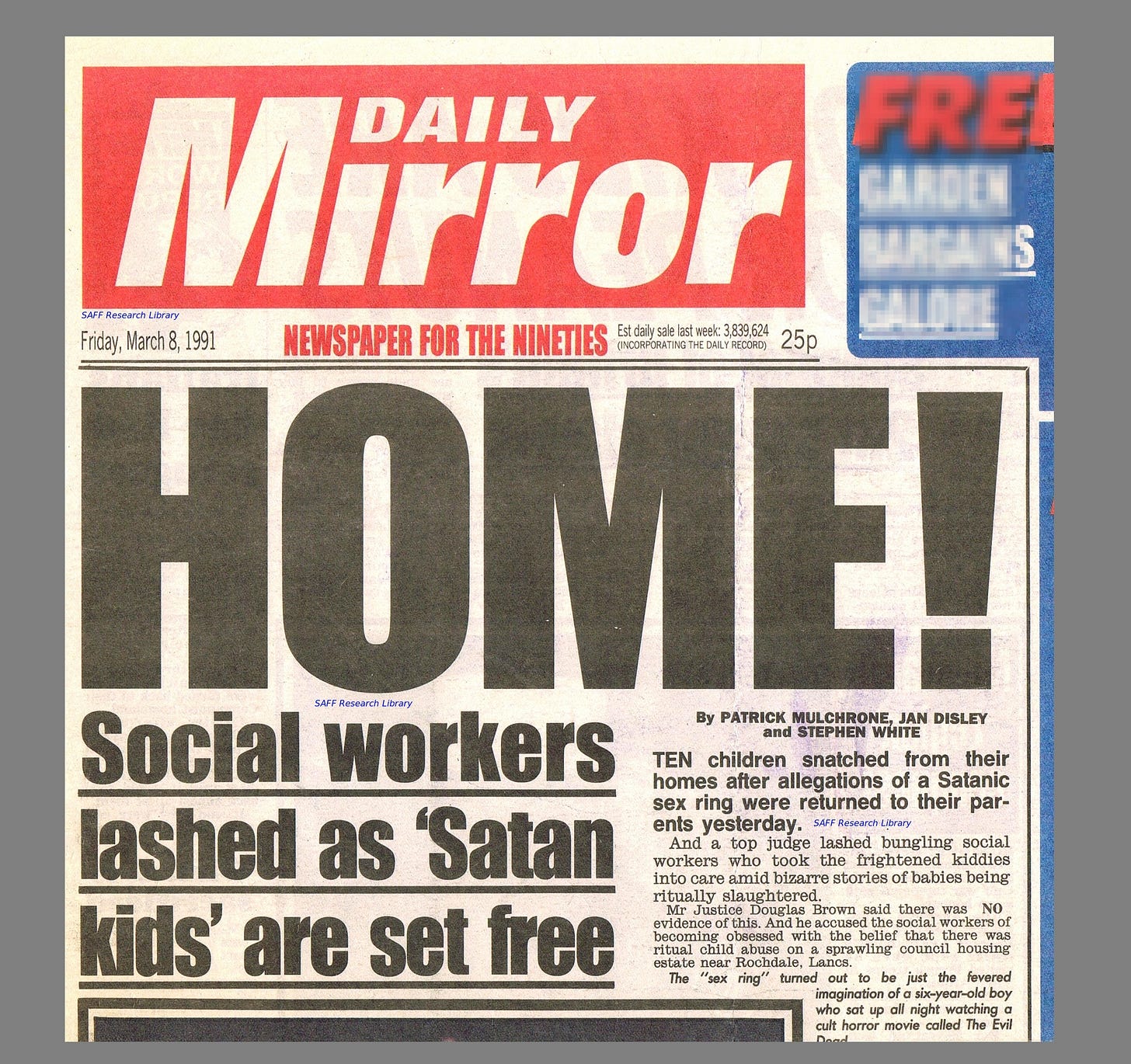 Home: Satan Kids set free