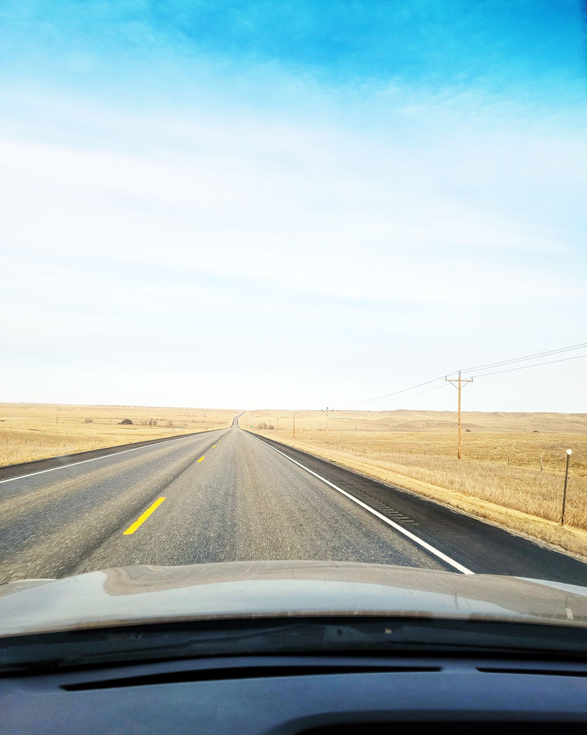 US 83 in South Dakota driving north.