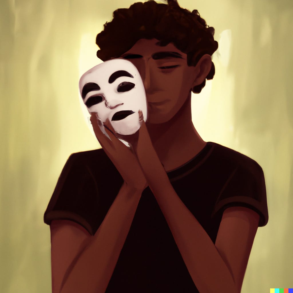 picture of a man holding a mask to their face picture of a man holding a mask to their face