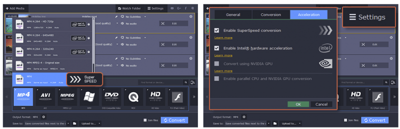 superspeed technology screen shots for movavi video converter superspeed technology screen shots for movavi video converter