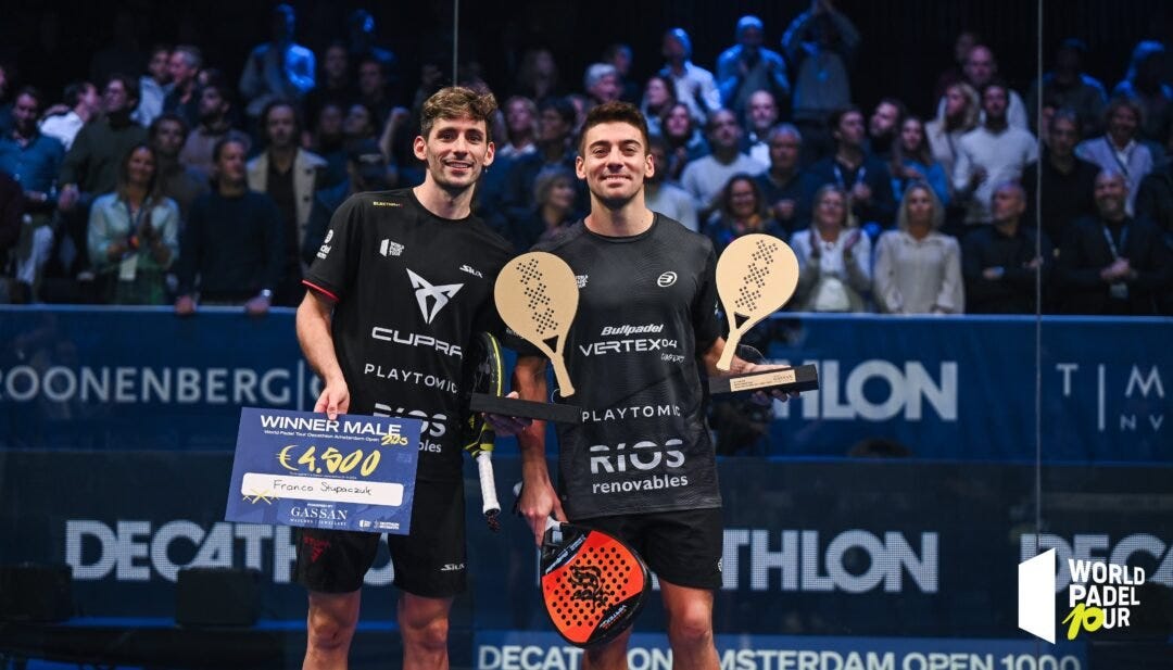 Franco Stupaczuk y Martín Di Nenno se consagraron campeones en Amsterdam -  Padel Latam Sport