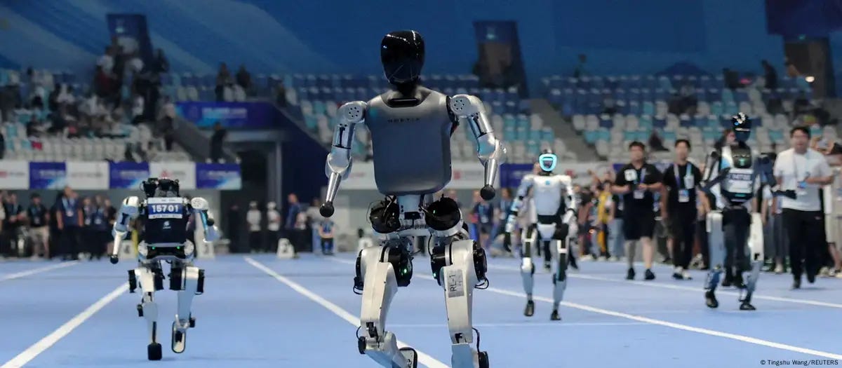 Một robot đã giành chiến thắng rõ ràng trước các đối thủ cạnh tranh nhưng lại chậm hơn đáng kể so với kỷ lục của con người. Một robot đã giành chiến thắng rõ ràng trước các đối thủ cạnh tranh nhưng lại chậm hơn đáng kể so với kỷ lục của con người.