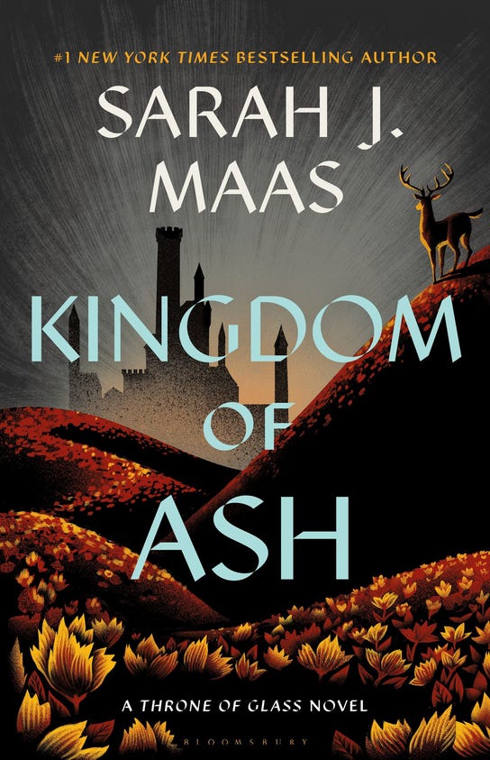 Book cover image for Kingdom of Ash by Sarah J. Maas