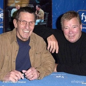 nimoy shatner post on day