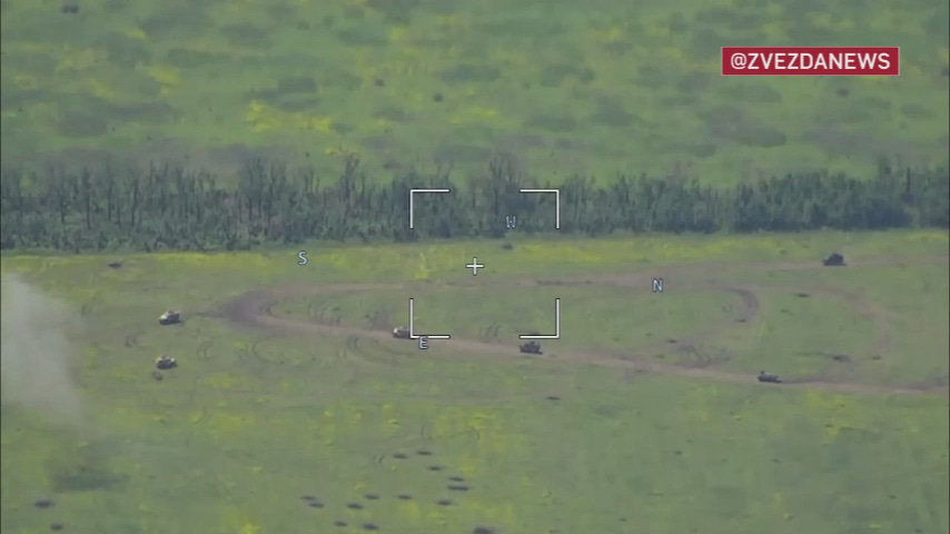 Extended video of the destruction of equipment of Ukrainian nationalists during yesterday's unsuccessful offensive in the Zaporozhye direction