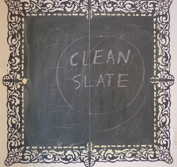clean slate