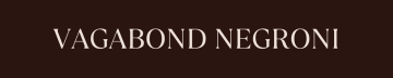Vagabond Negroni