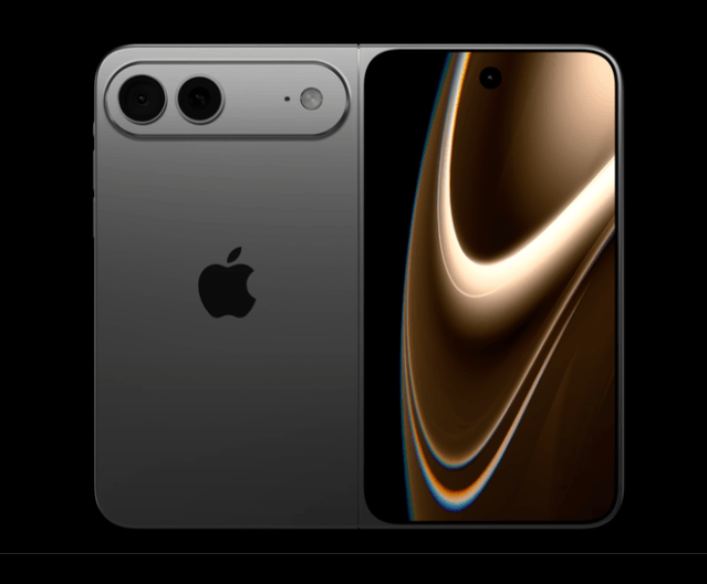 3D render claiming to depict Apple's first foldable iPhone (image: Jon Prosser) 3D render claiming to depict Apple's first foldable iPhone (image: Jon Prosser)