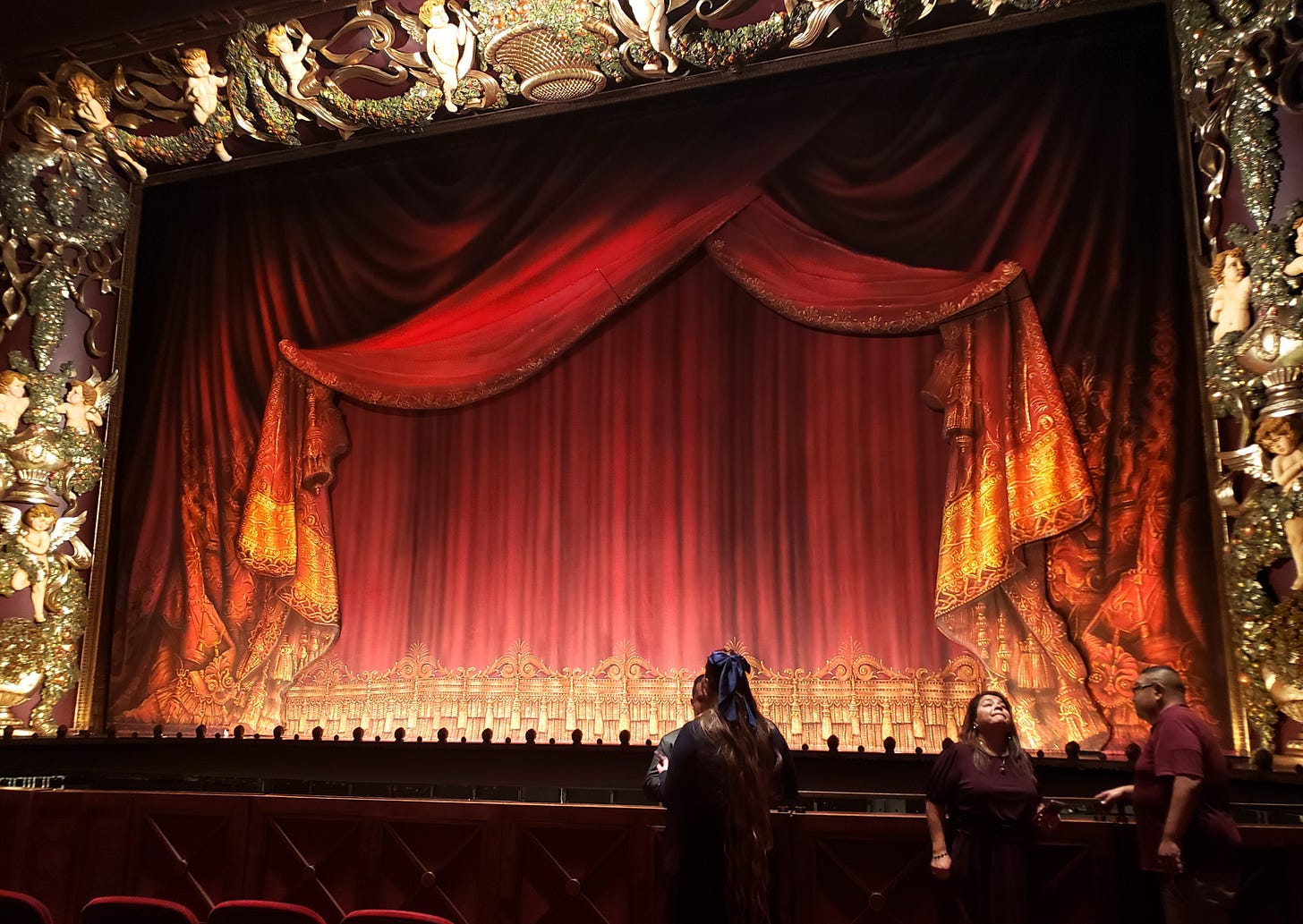The scrim at Houston Ballet's Nutcracker, 2023