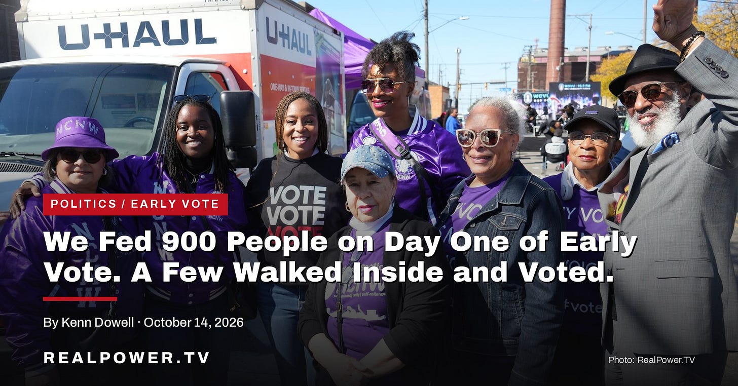 Day one of early vote in Cleveland Day one of early vote in Cleveland