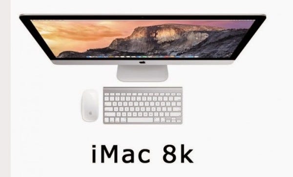 apple imac 8k would kill 4k 2015 technology apple imac 8k would kill 4k 2015 technology