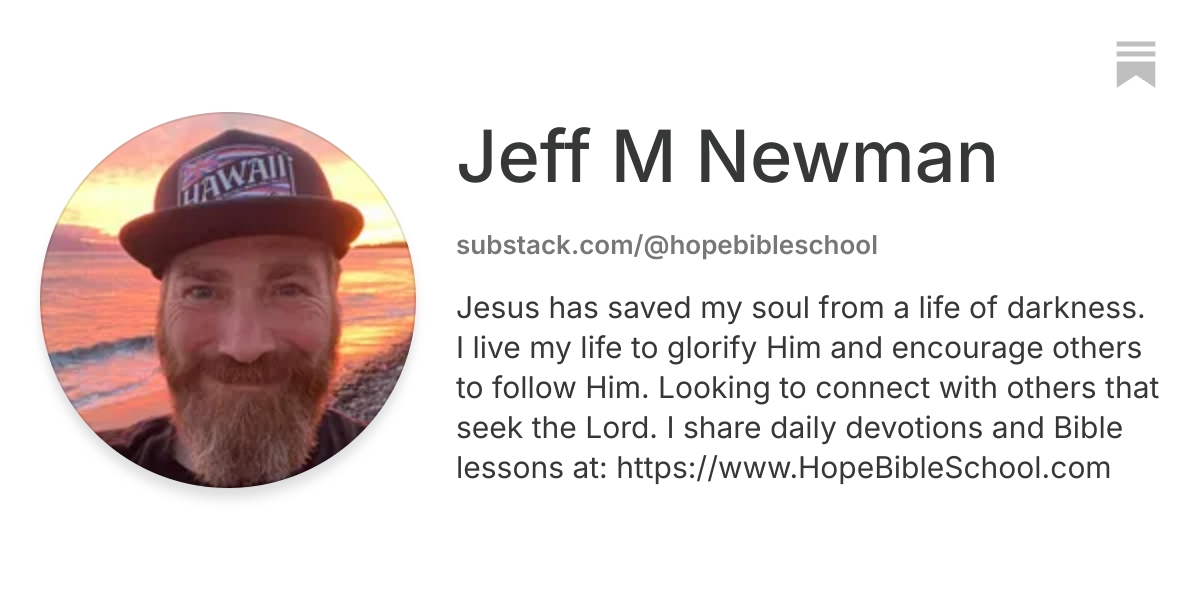 Jeff M Newman | Substack