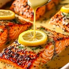 Healthy Baked Salmon & Sautéed Green beans