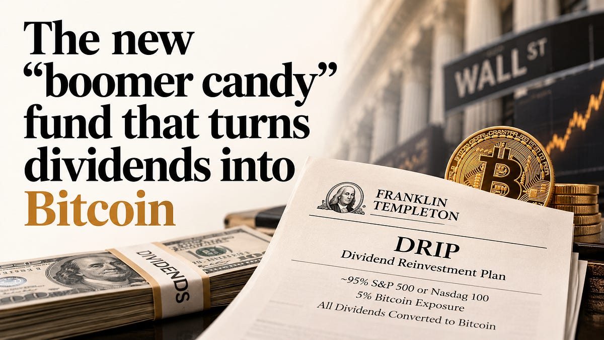 The new “boomer candy” fund that turns dividends into Bitcoin