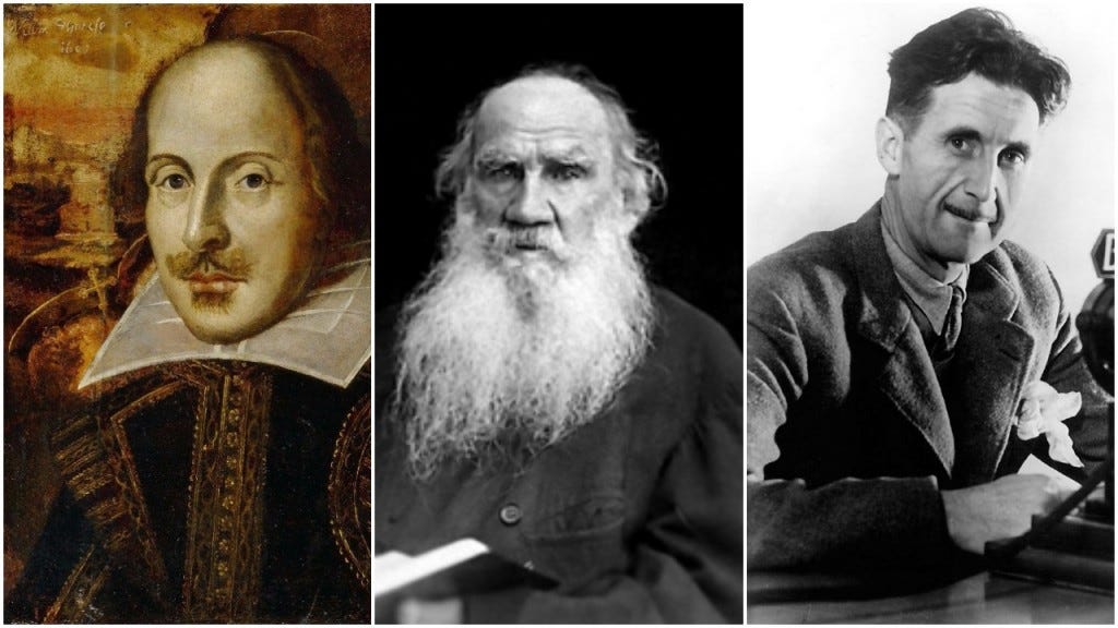 Tolstoy Calls Shakespeare an "Insignificant, Inartistic Writer"; 40 Years  Later, George Orwell Weighs in on the Debate | Open Culture