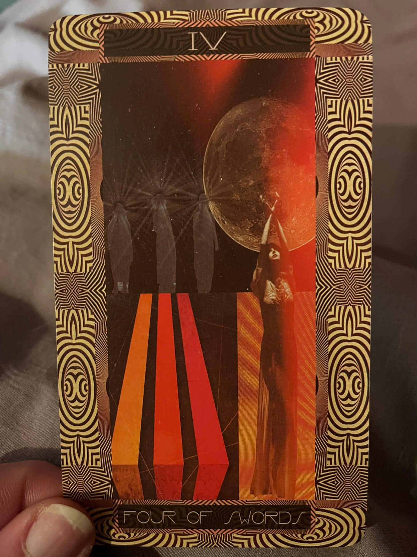 4 of Swords tarot card serpentfire 4 of Swords tarot card serpentfire