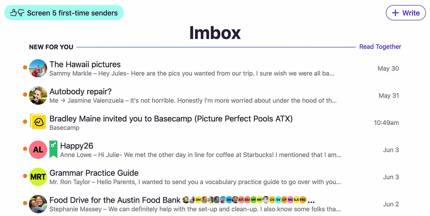 the inbox