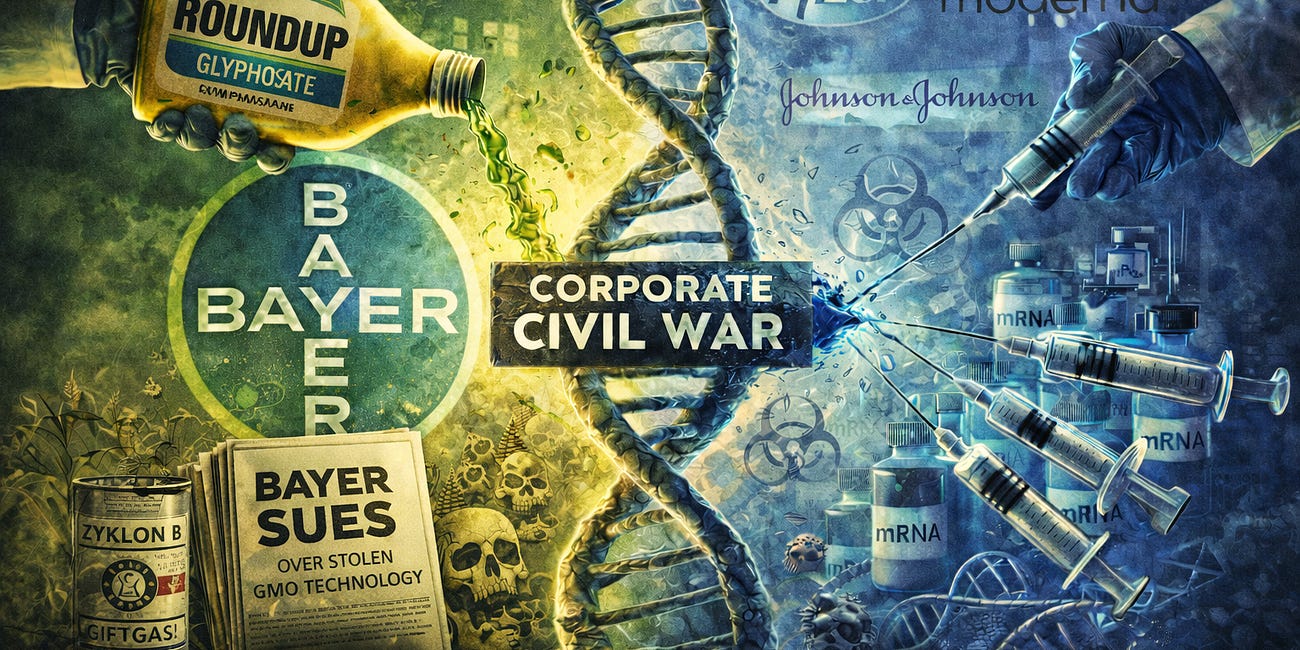 Monsanto Sues Pfizer, Moderna, and Johnson & Johnson Over Alleged Theft of COVID-19 “Vaccine” Technology