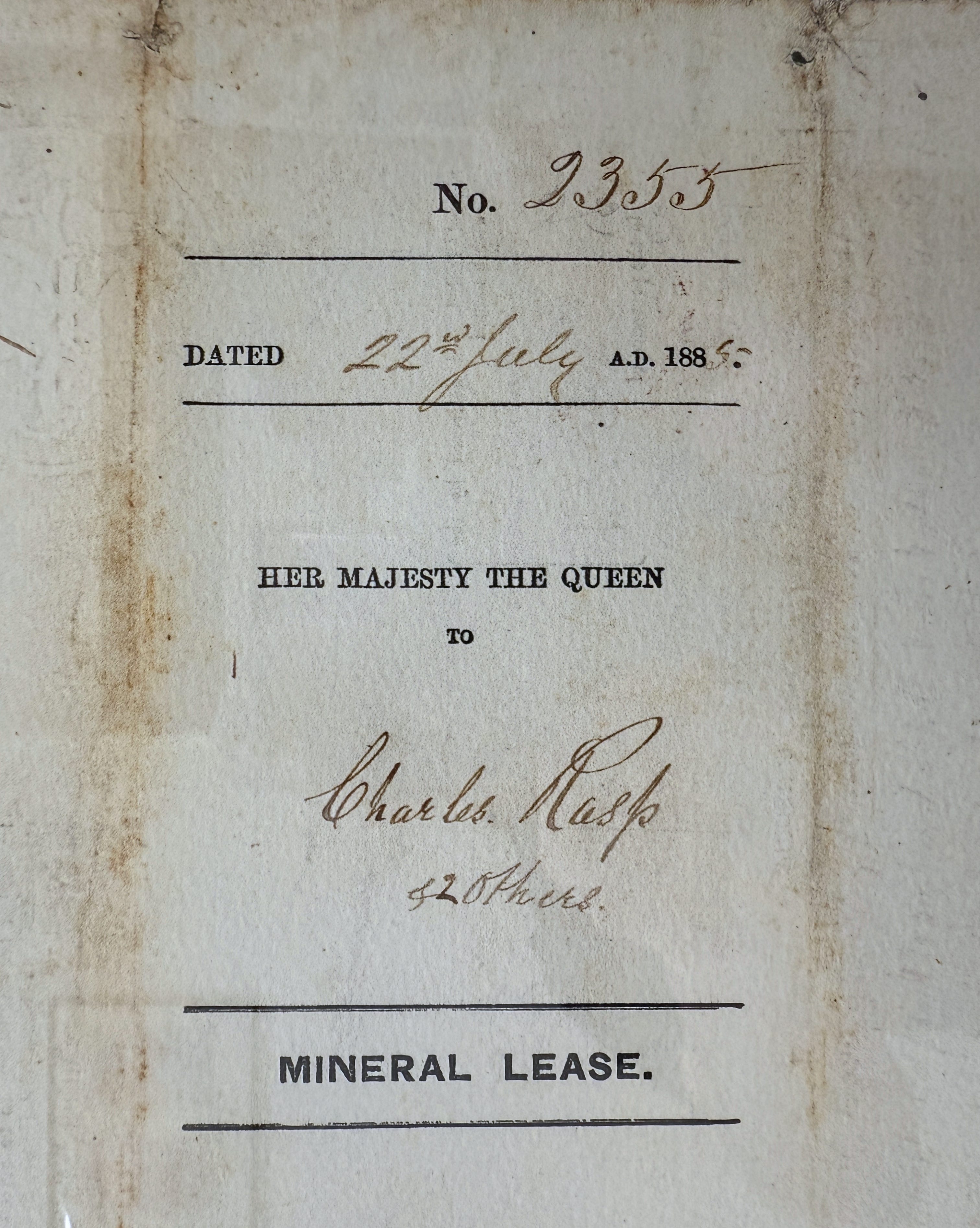 Charles Rasp - by Steve Sorrell - Mineral Matters